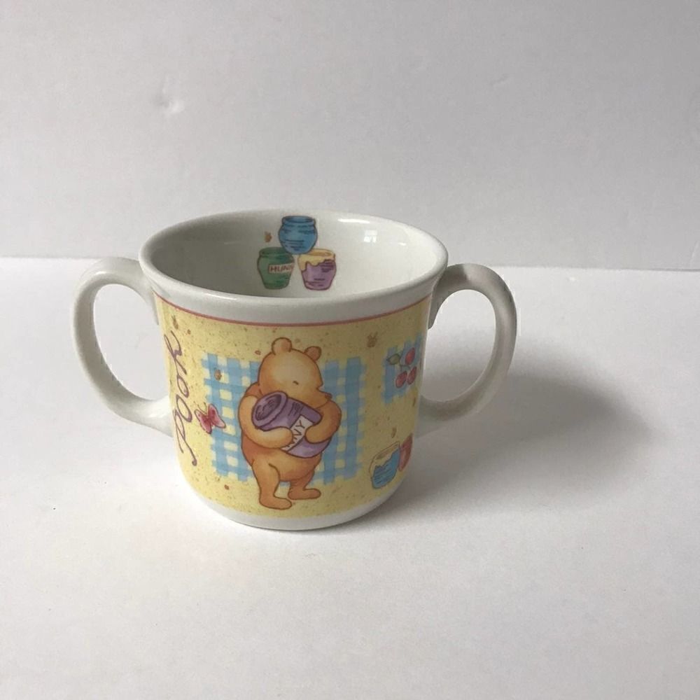 Winnie the Pooh children's royal doulton china mug with 2 handles